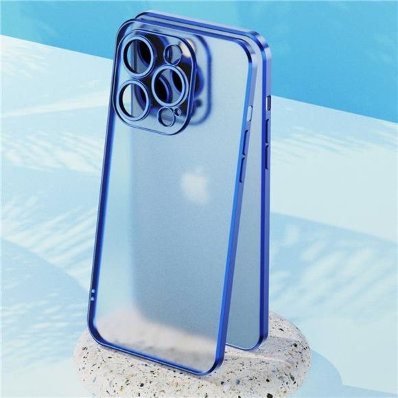 For iPhone 14 Pro Max 13 12 11 Plating Shockproof Matte Clear Back Case Cover - Picture 10 of 10